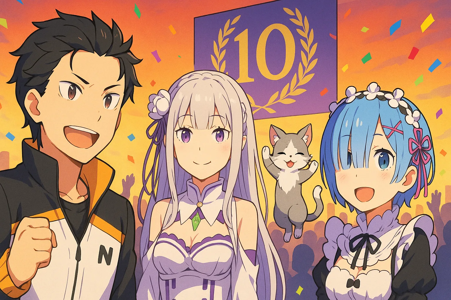 Subaru Natsuki no descansará: Re:Zero tiene cuerda para diez años más