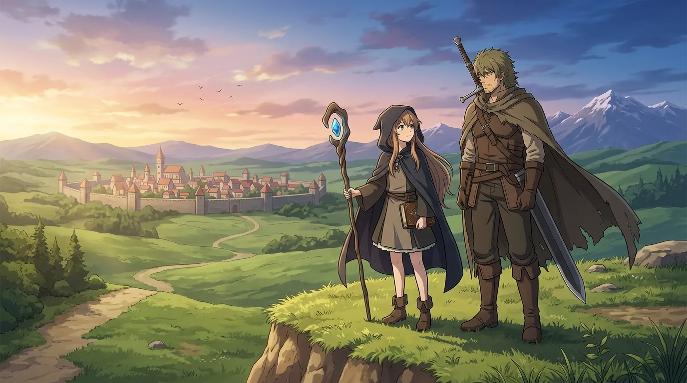 Witch and Mercenary confirma su estreno anime para abril de 2027 con nuevo tráiler